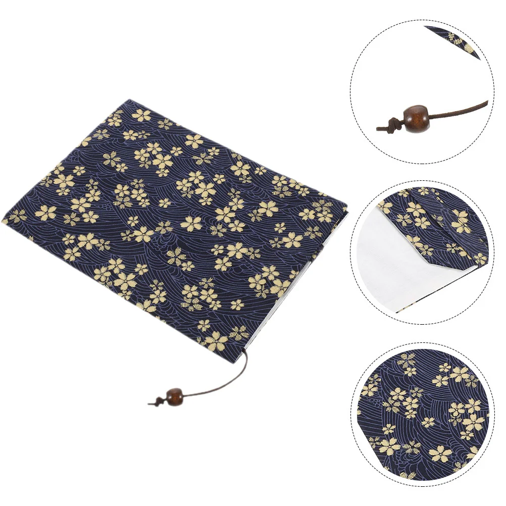 Book Sleeve Cherry Blossom Cover Protector Reusable Covers Composition Decorative Pouch Textbook Student