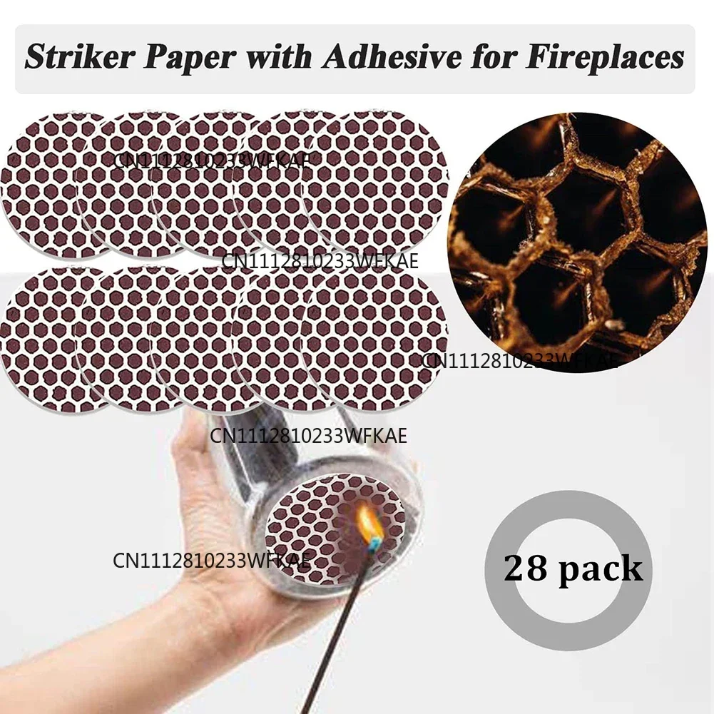 2pcs  Fire Paper Matchstick Striker Striker Paper Matchstick Paper Accessories DIY Handmade Sticker Strip 21 5cmx12cm