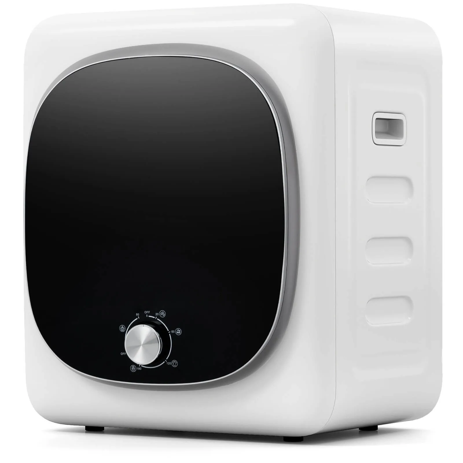 

Электрическая сушильная машина мощностью 800 Вт, объемом 1,5 куб. футов, компактная, с барабаном из нержавеющей стали, 5 режимов