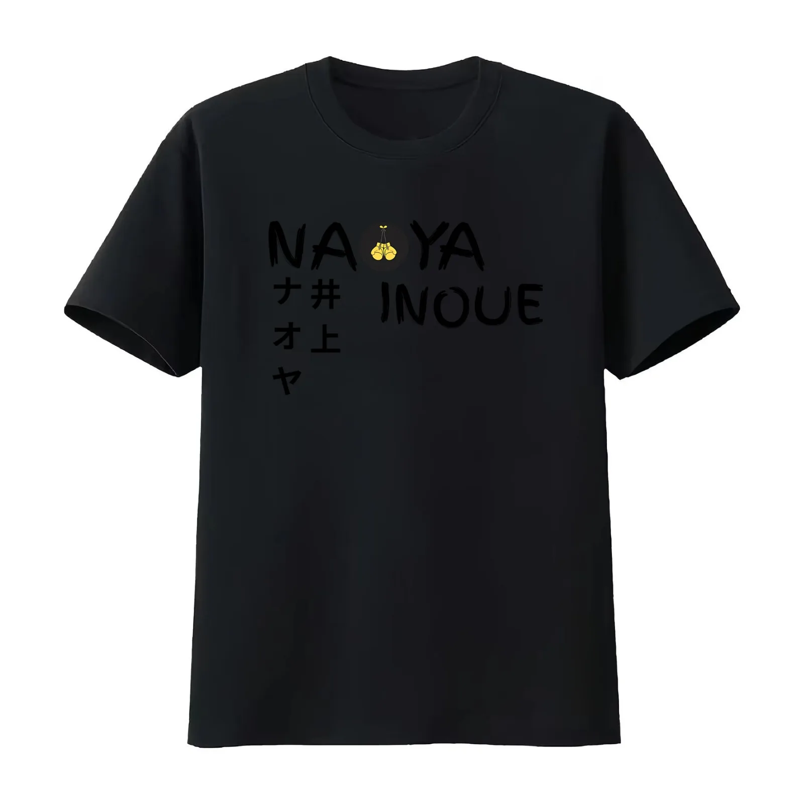 naoya inoue artwork T-Shirt Summer Casual Cotton Tee Oversized Streetwear Tops Vintage Graphic Print Loose Fit Short Sleeve