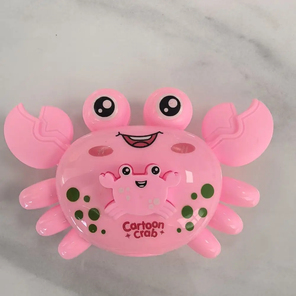 Modèle de voiture presse ramper horloge jouets liquidation tirer vers l'arrière crabe jouets dessin animé nouveauté ramper crabe bébé