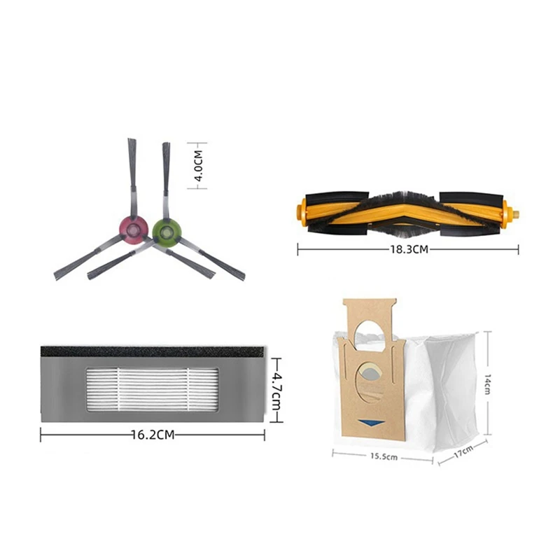 Kit d'accessoires de rechange pour aspirateur robot ECOVACS DEEBOT N10 N10 Plus, brosse filtrante, promotion!
