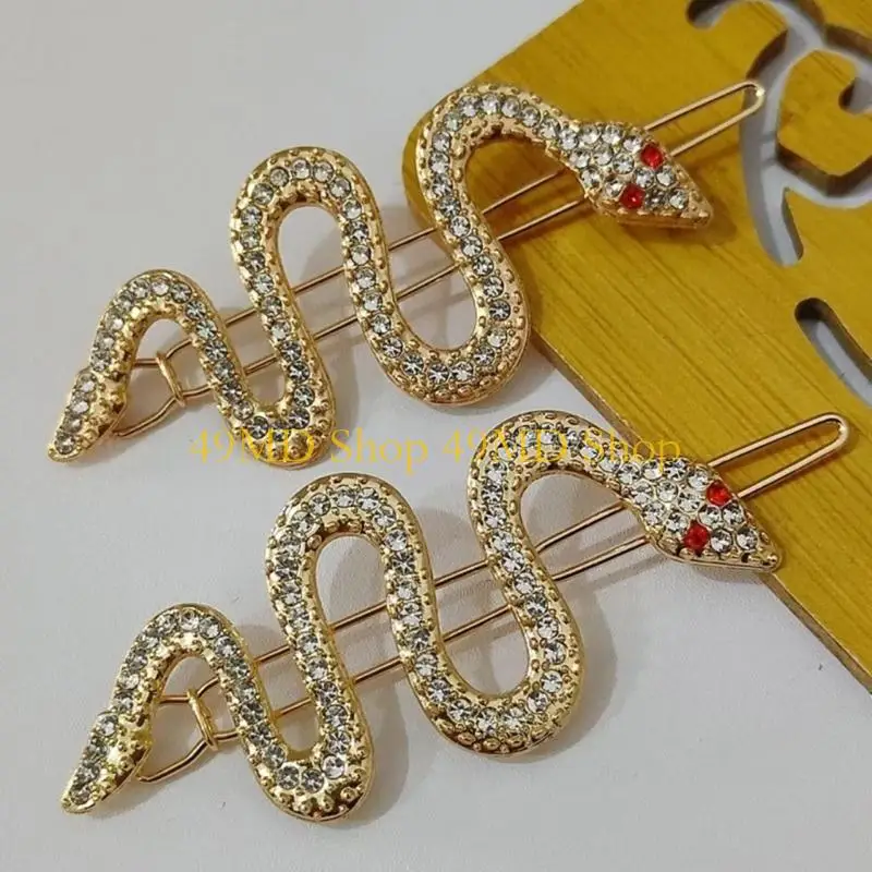 49MD Sparkling Snake Hair Pin