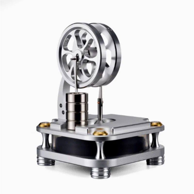 The scientific water-cooled metal power cylinder can power a high-quality low-temperature all-metal Stirling engine