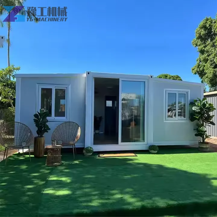 YG 20/40ft Tiny House Prefabricated Portable Container House Double Wing Folding Room Can Be Freely Moved Container House