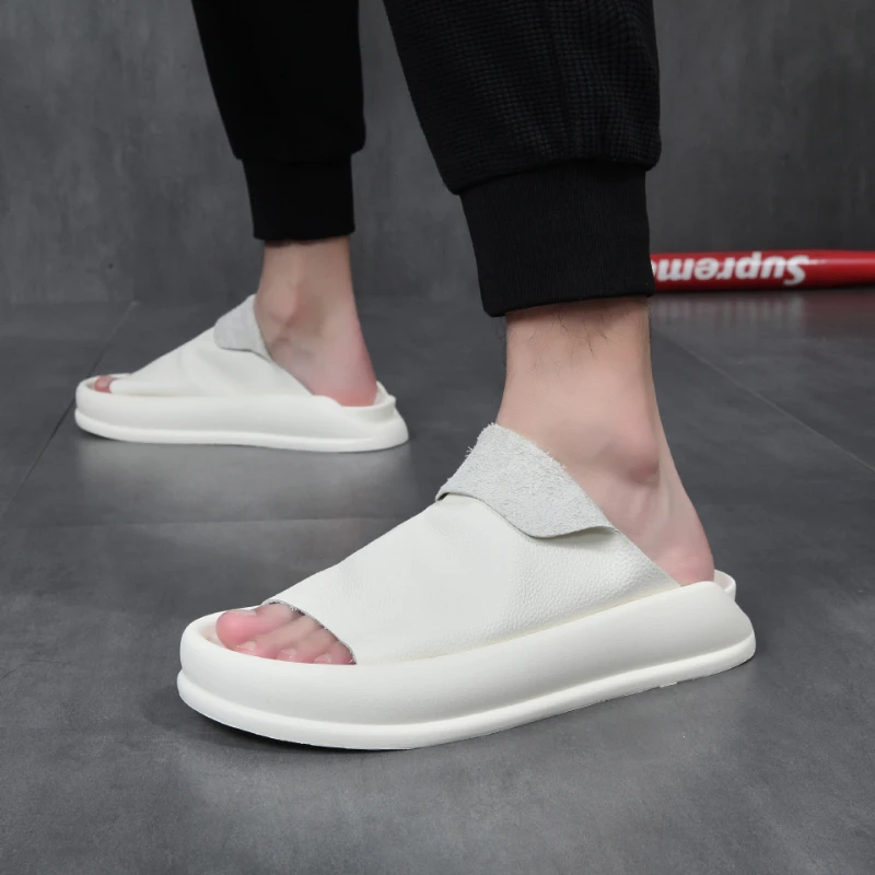 2024 homem chinelos de verão versátil sandálias masculinas sapato respirável para homens chinelo designer slides chinelos zapatillas de hombre