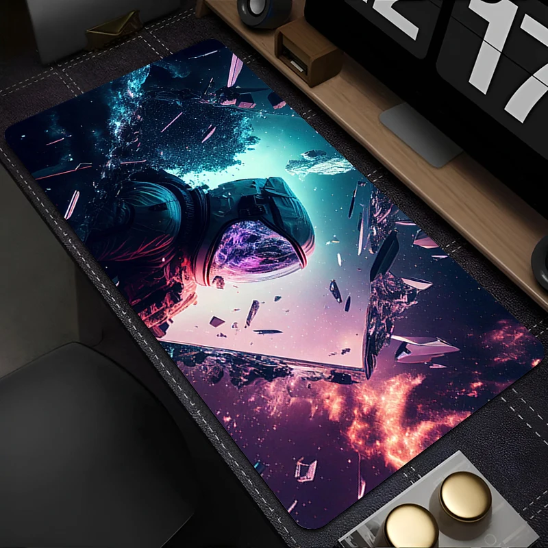 

Коврик для мыши, противоскользящий прочный настольный коврик, аксессуары для офисов, ПК, коврик для клавиатуры в стиле аниме, коврик для ноутбука, космонавты, коврик для мыши Tapis De Bureau