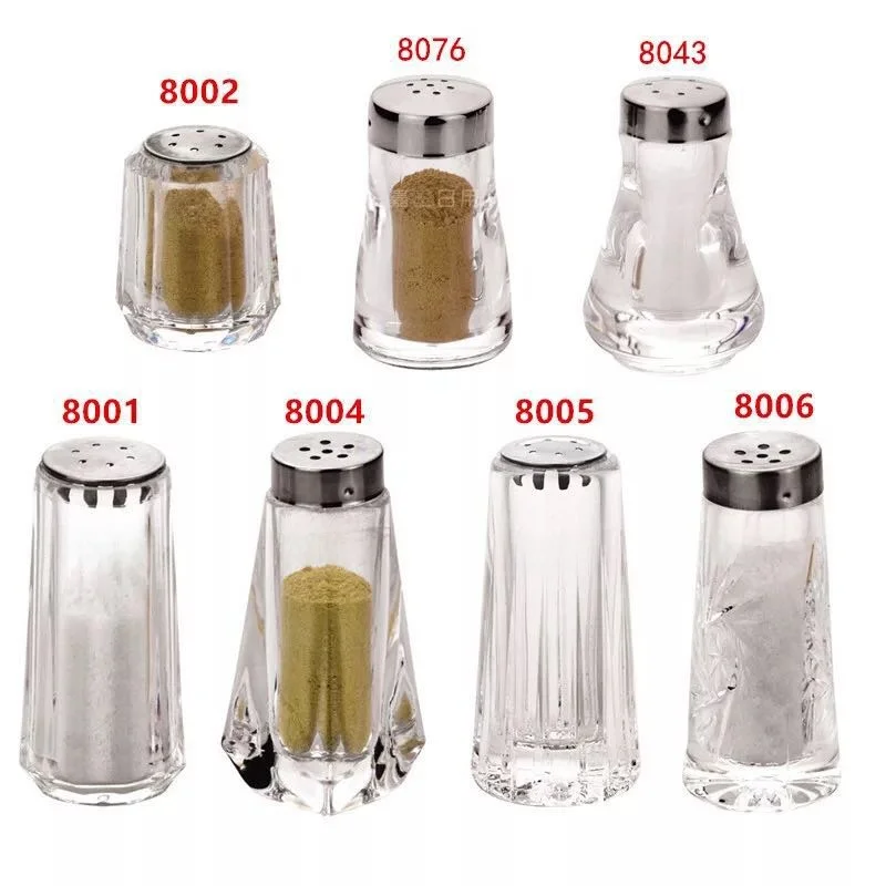 

Thiened Acrylic Crystal Plastic Salt Cellar Resistant to Falling Transparent Seasoning Bottle Thiened Diamond Pepper Po...