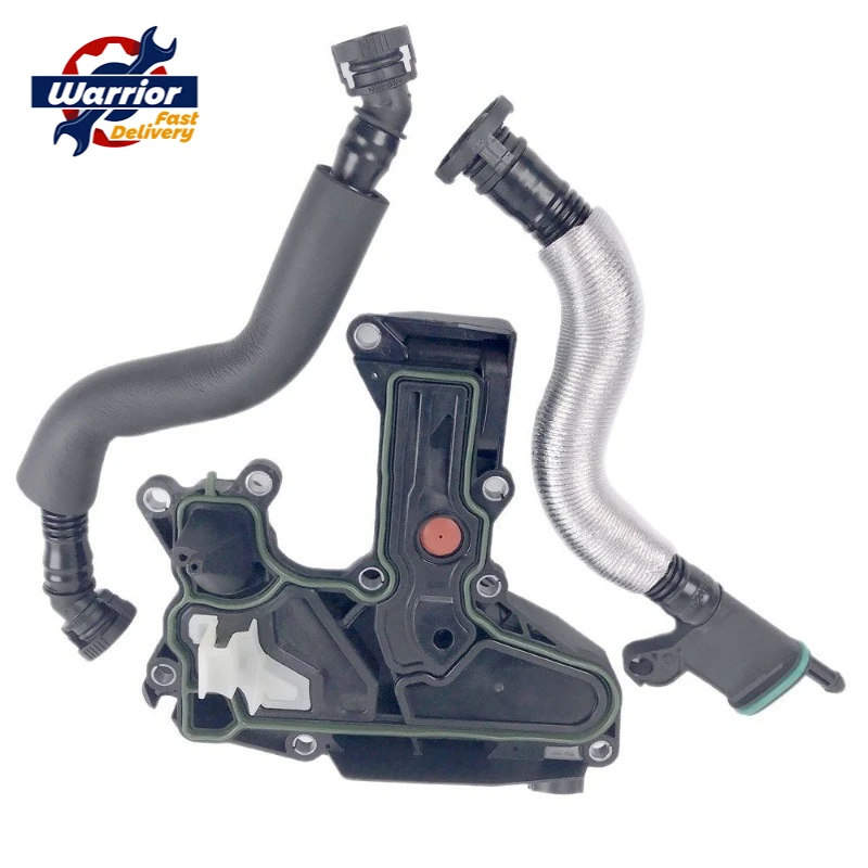

for Audi A3 A4 A5 A6 Q5 TT Volkswagen CC Passat Tiguan Jetta Oil Water Separator Kit 06H103495AJ+06J103221B+06J103213