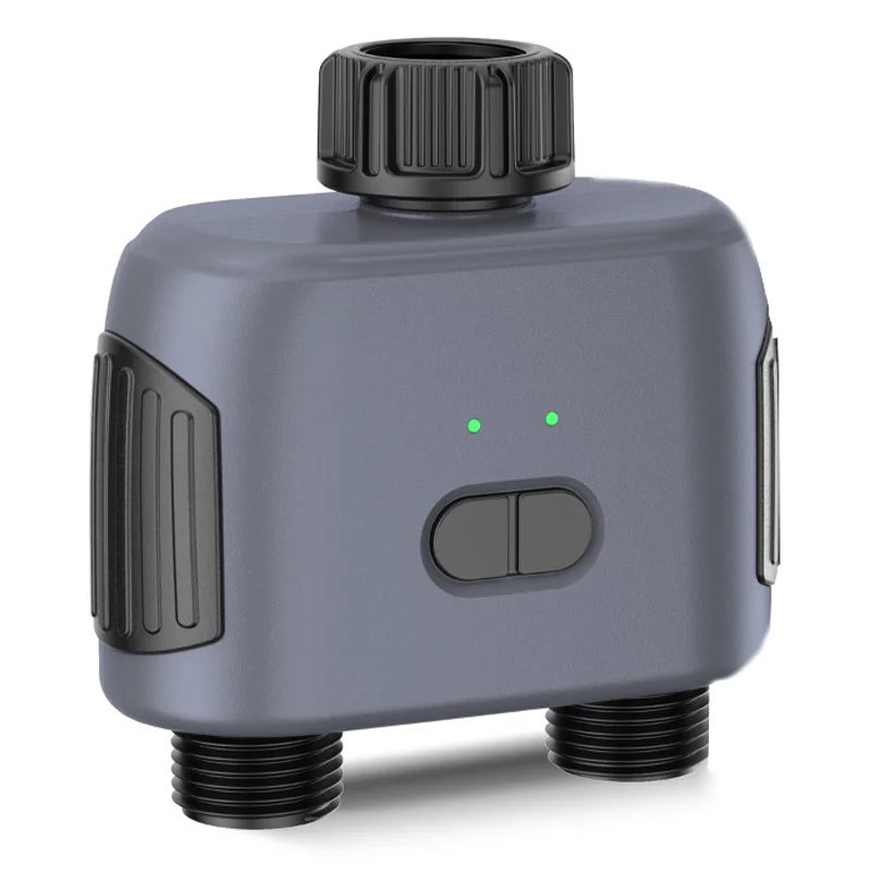 

SGW02MZ Tuya Zigbe Smart Irrigation Timer Dual Zone Sprinkler Drip Irrigation Device IPX5 Waterproof Voice Control with Alexa