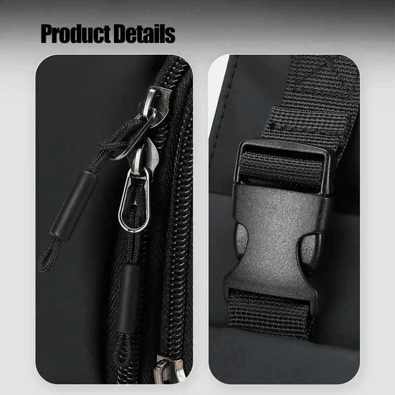 Men’s Chest Bag Waterproof Brand Crossbody Bags Fancy High-quality Sling Pack Fashion Single Shoulder Pack Male Backpack Travel