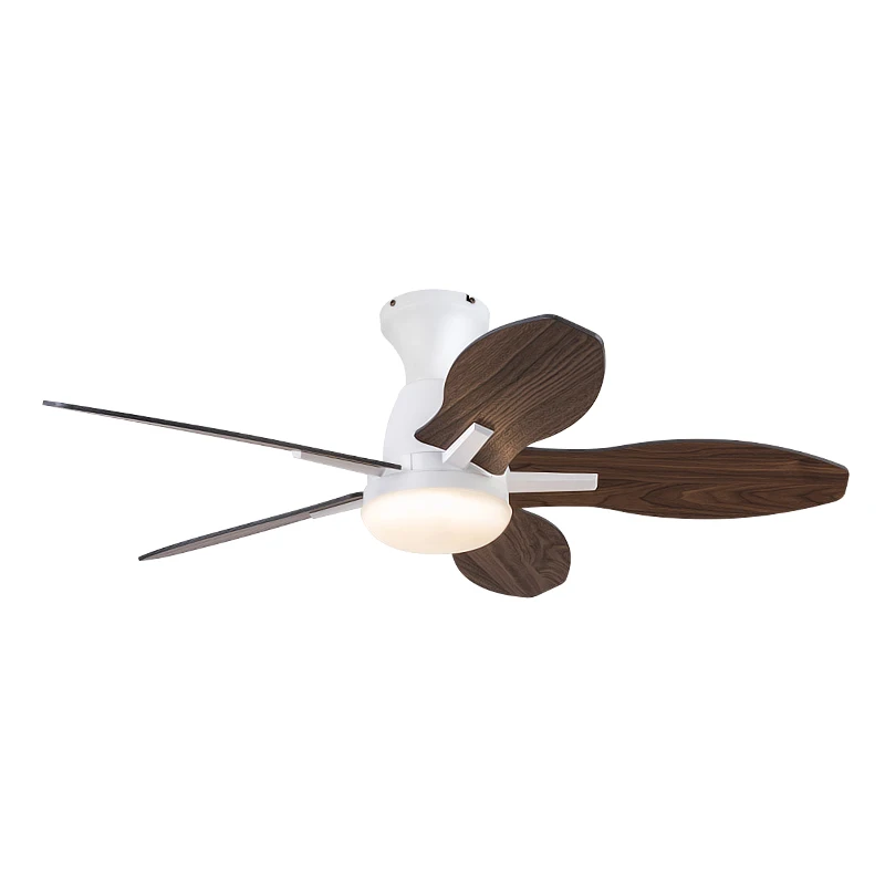 European Style Ceiling Fan with Light Remote Control and High Power DC Motor 26W LED Three Color Light Source Ideal for Bedroom