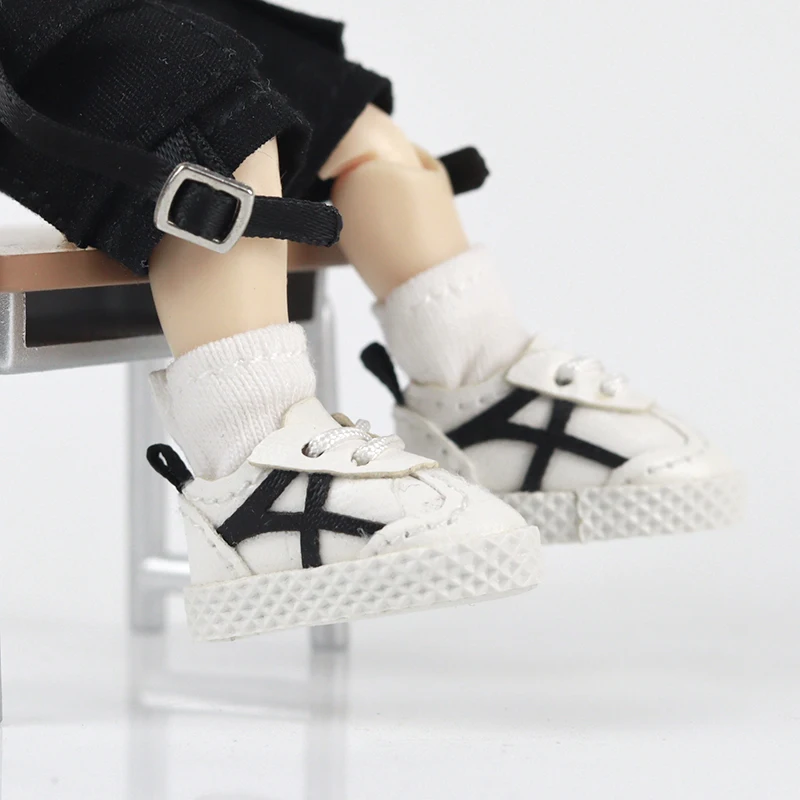 Ob11 دمية أحذية رياضية خارجية موضة دمية أحذية تزلج مع رباط الحذاء لـ P9 P10 Penny، Ob11، Obitsu 11، Holala، Gcs Doll #4