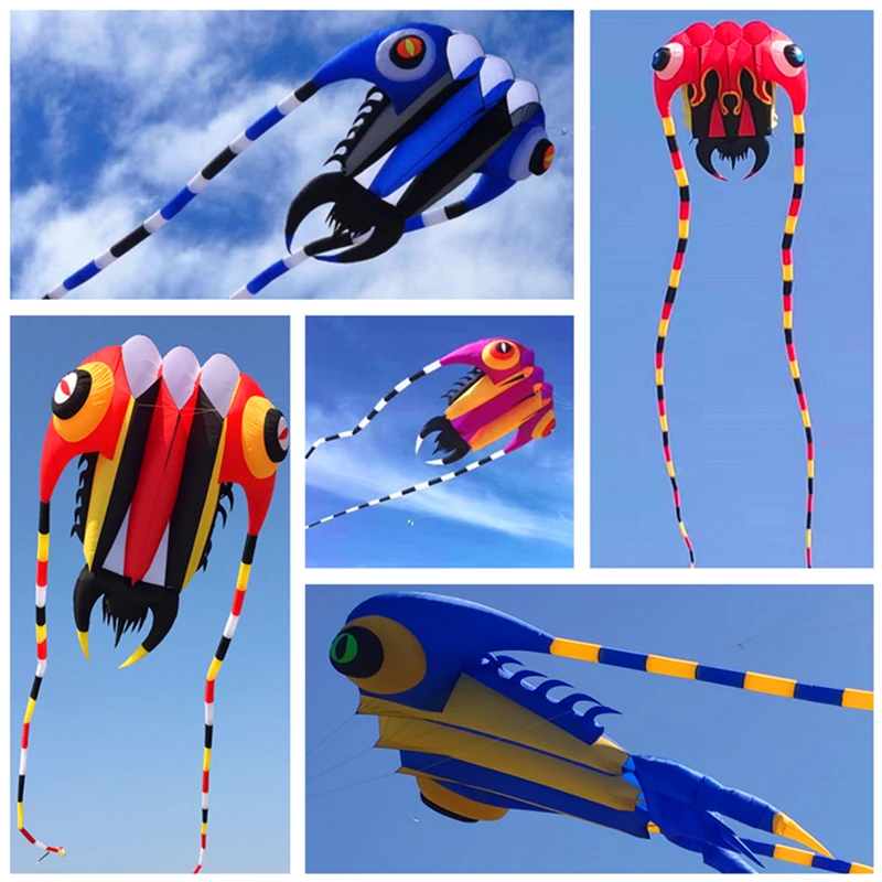 

free shipping new trilobites kite flying weifang big soft kite reel for adults kites inflatable octopus kite Soap bubble 3d kite