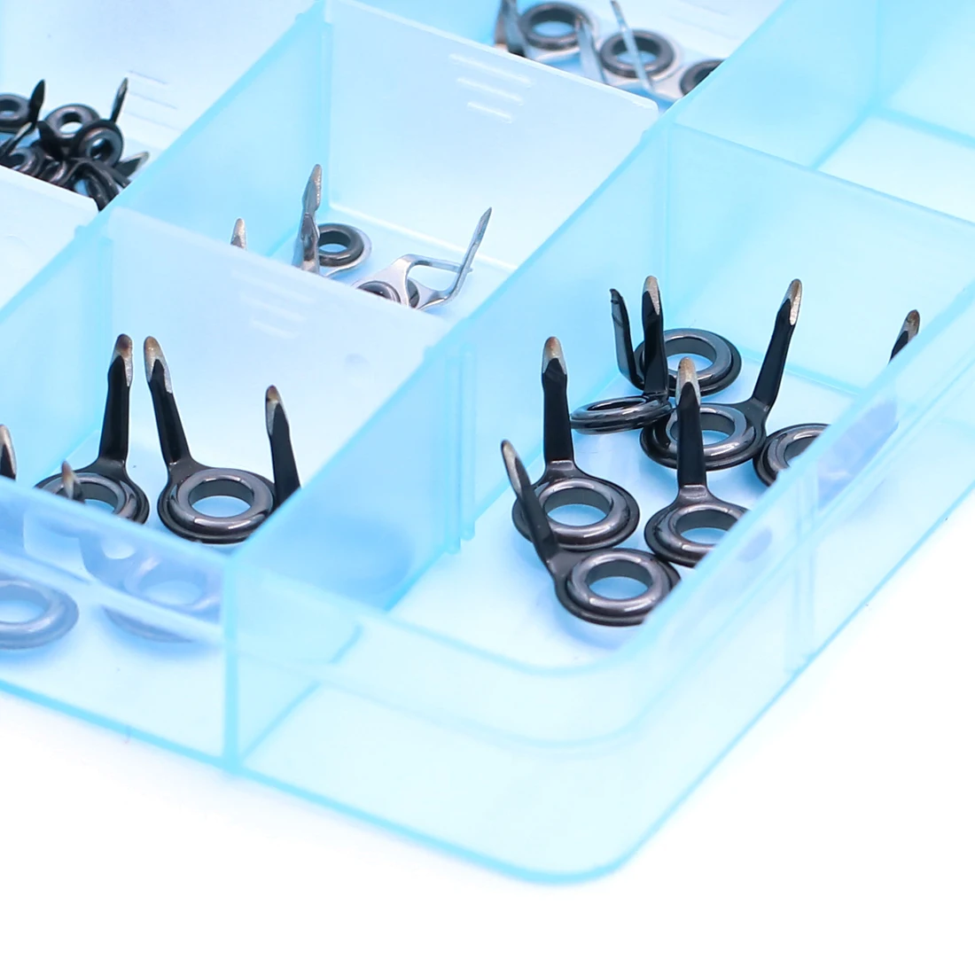 9KM Fishing Rod Guides 5~70Pcs Rod Building Repair Kit 1.5~6.8mm Stainless Steel Freshwater Saltwater Fishing Tool Ceramic Ring
