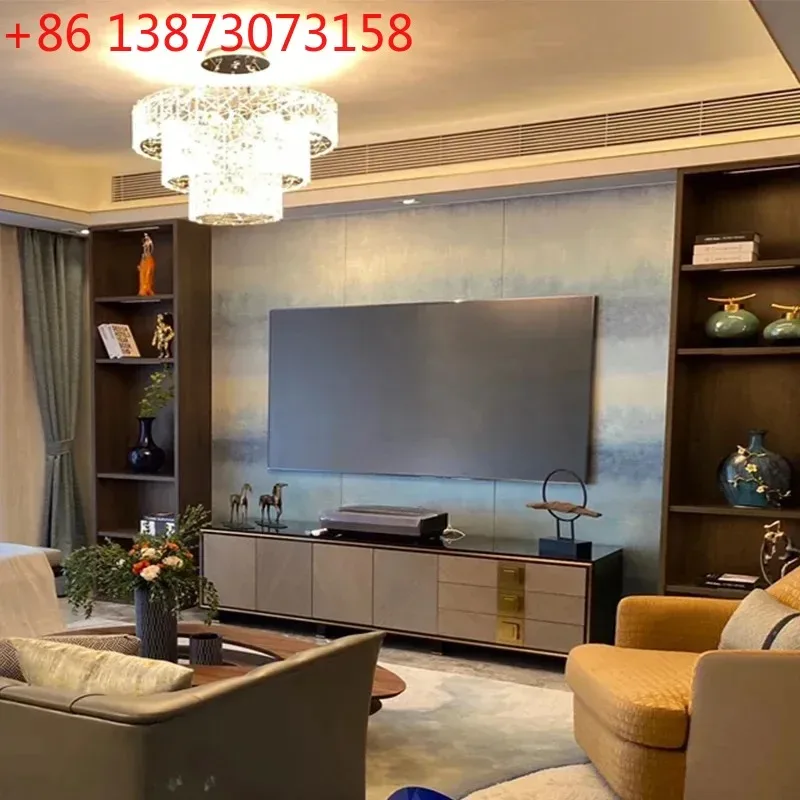 Vertical Glossy Tv Stand Drawers Heavy Narrow Wooden Modern Tv Stands Nordic Designer Minimalist Tv Kast Meubels Furniture Home