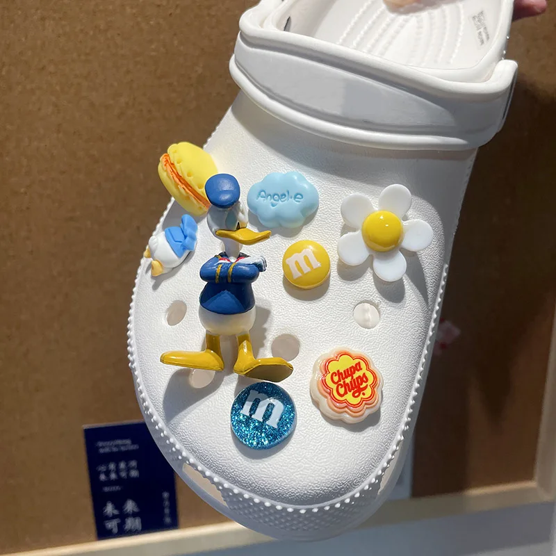 Disney Toy Story Series Shoe Charms Cartoon Cookie Donald duck Accessories Sandals Ornaments For DIY Present