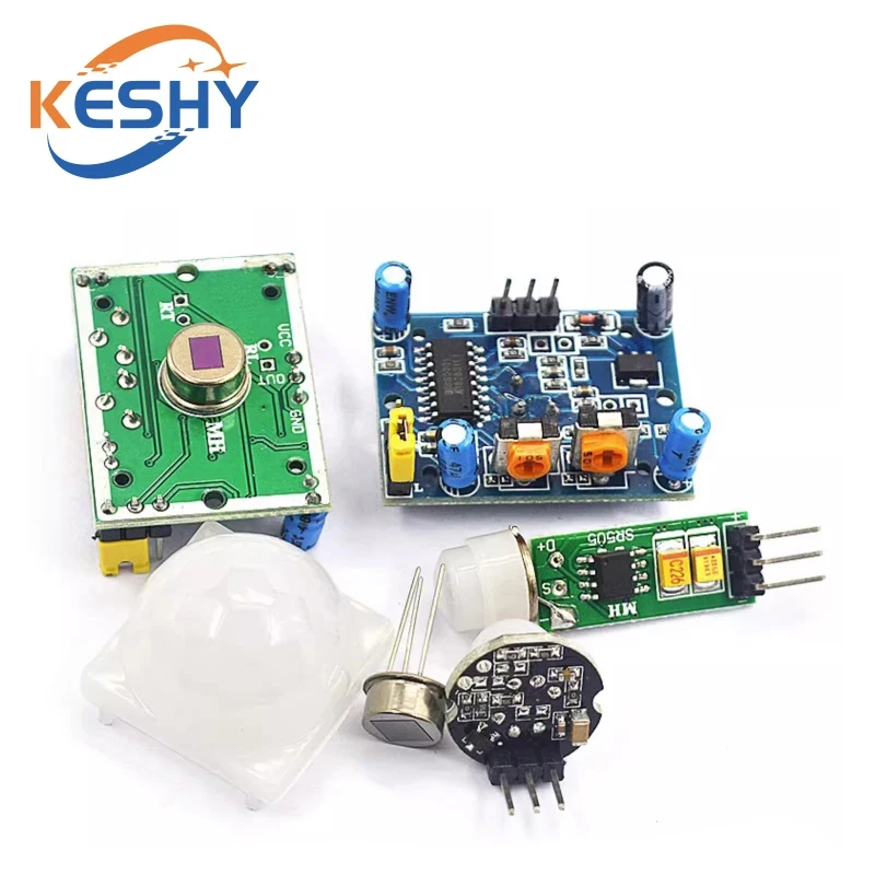 PIR Sensor HC-SR501 HC-SR602 HC-Sr505 Adjust IR Pyroelectric Infrared Motion Detector Module For Raspberry Pi Sensing Human Bod