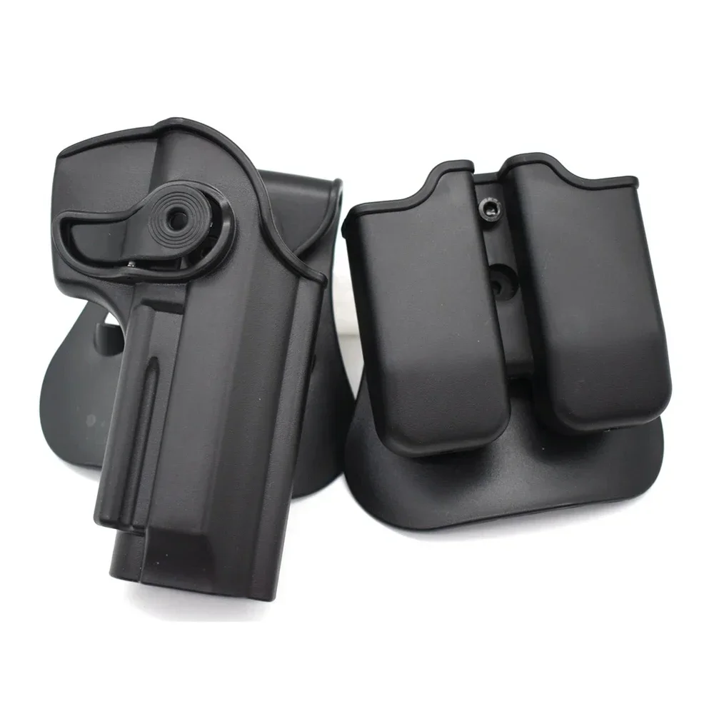 Waist Tactical Fast Pistols Holster For M9 92,Locked Quick Release,Portable Safe and Durable,Right hand