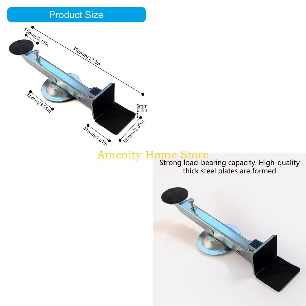F26C Heavy Duty Carbon Steel Door Lifter With Adjustable Height Up To 60Mm For Easy Installation