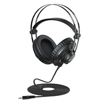 Auriculares de monitoreo profesionales con cable de 3,5 mm, auriculares para DJ, auriculares de música con monitor sobre la oreja de estudio para teléfono y PC