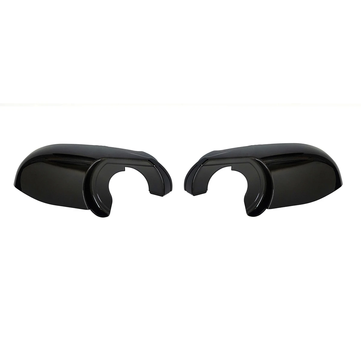 2Pcs for -BMW X3 F25 X4 F26 X5 F15 X6 F16 2014-2018 Car Left Side Black Rearview Mirror Bottom Lower Holder Cover