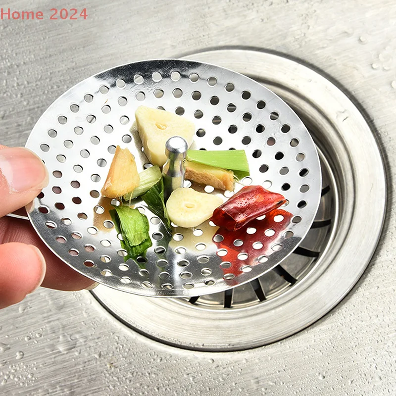 

1/3/5PCS Kitchen Sink Strainer Floor Drain Bathtub Hair Catcher Stopper Stainless Steel Shower Drain Hole Filter Trap