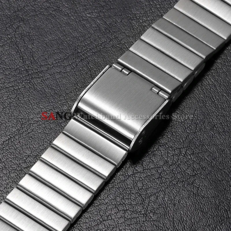 CASIO F-91W/A158/A159/A168/A169/B650/AQ230 /AE500W 스테인레스 스틸 스트랩 빈티지 시계줄 18/20mm 초박형 금속 팔찌 썸네일 5