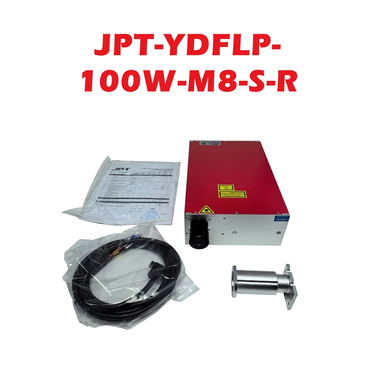 JPT Official Global Supply Chain LY.GROUP.CHINA YDFLP-100-M8-S-R Pulse Fiber Laser Source For Glass Cutting Mirror Marking 100W