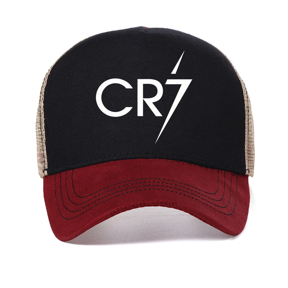 

Fashion Soccer Gift Football CR7 Ronaldos Baseball Cap Men Women Adjustable Trucker Hat casual Breathable mesh Snapback Caps