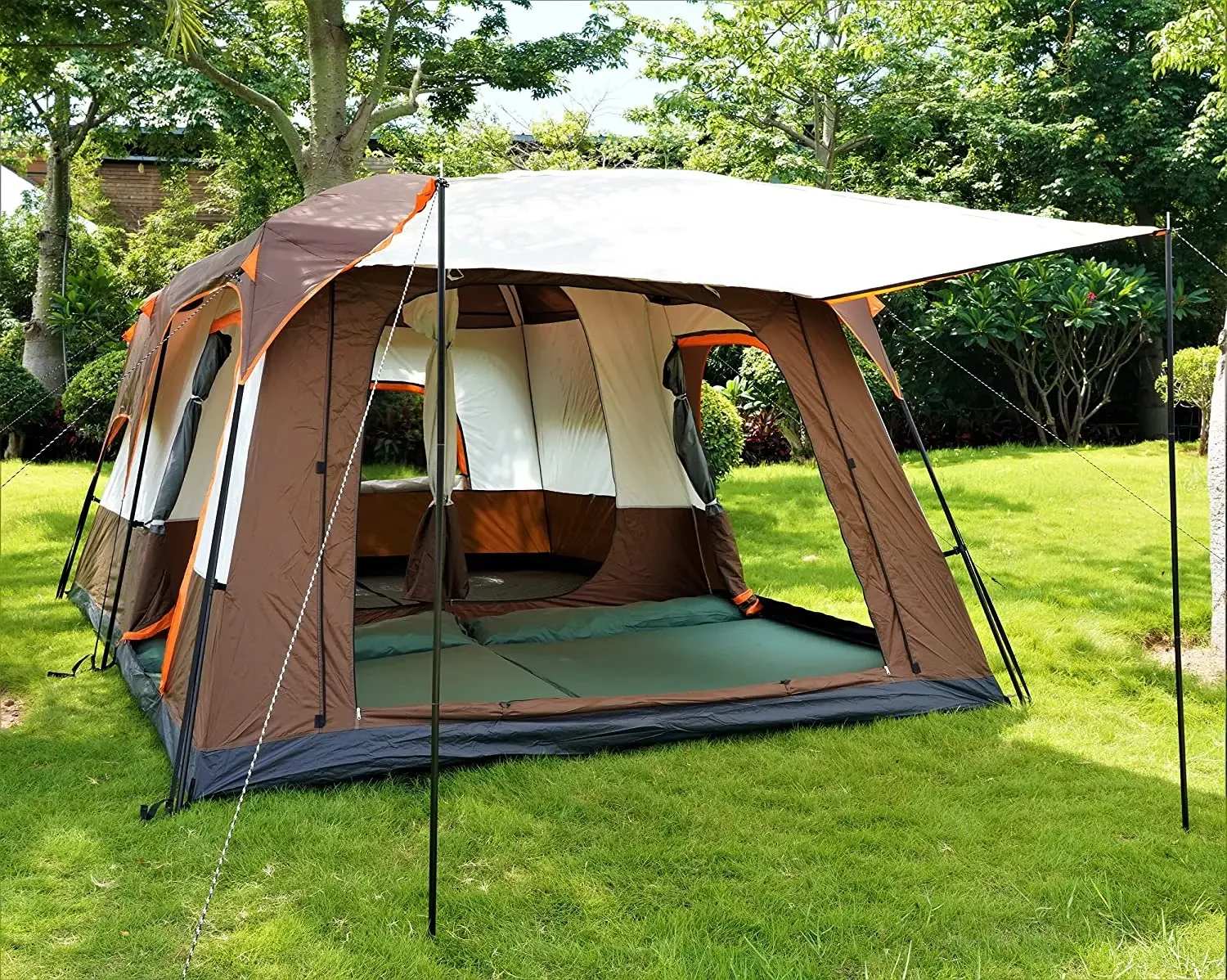 High Quality New Arrival Camping Tent And Outdoor Tent 4 Season 2 Rooms Waterproof Outdoor Tent