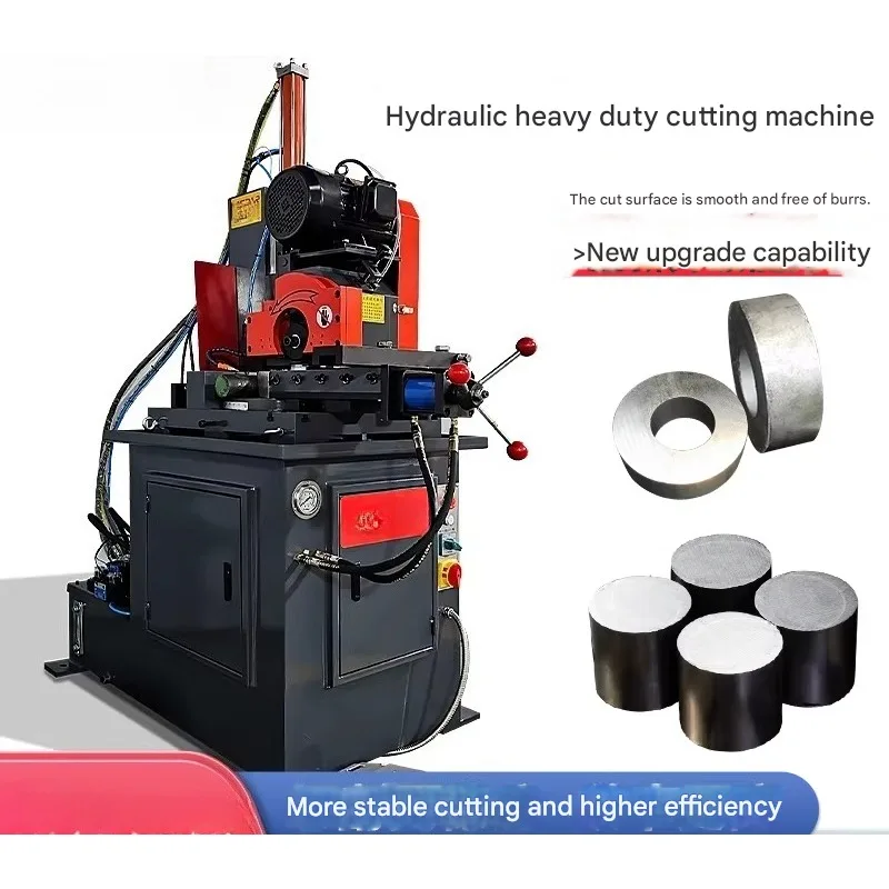 CNC Automatic Pipe Cutting Machine Burr Free Metal Tube Cutter For Round Square Pipe Steel Bar Hydraulic Feeding System
