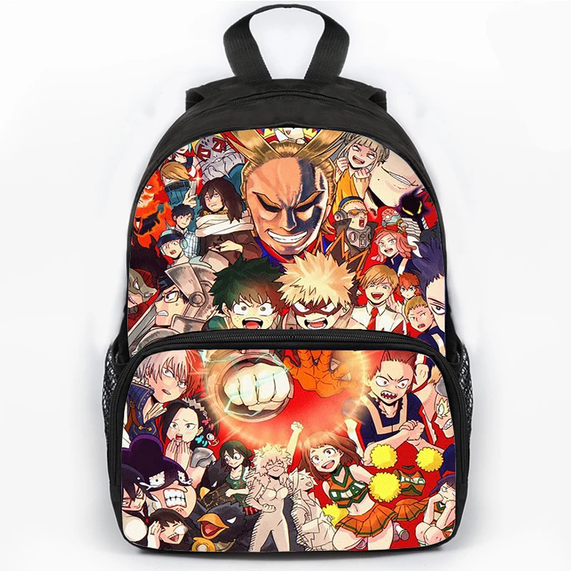 My Hero Academia Backpack for Girls Boys Student Anime Bookbag Teens Laptop Bag Boku no Hero Academia School Bag Outdoor Mochila