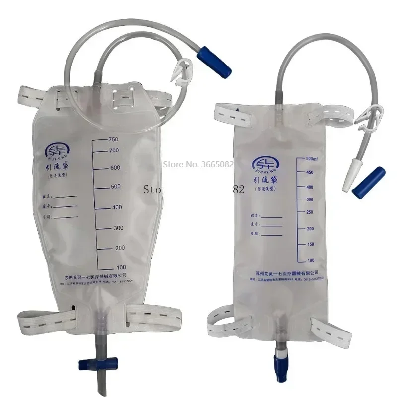 Leg Bag 750ml / 500ml Disposable Urinary Drainage Urine Bag urine collection bags urine collector urinal bag 5pcs