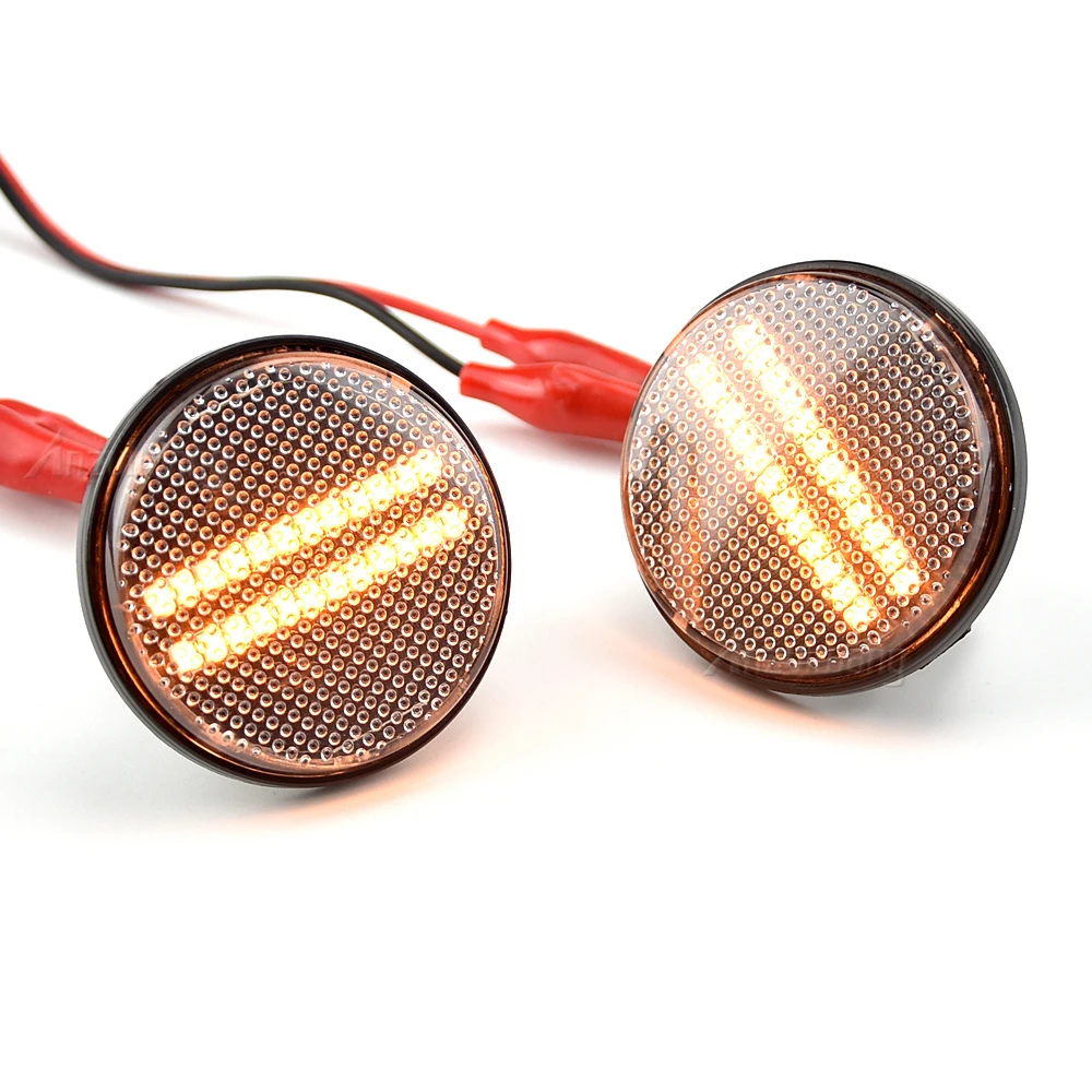 2 قطعة لمازدا MX5 MX-5 MK1 MK2 MK3 بدوره إشارة LED الجانب ماركر ضوء مكرر مصباح تدفق المؤشر 1989 1999 2000-2015 #6