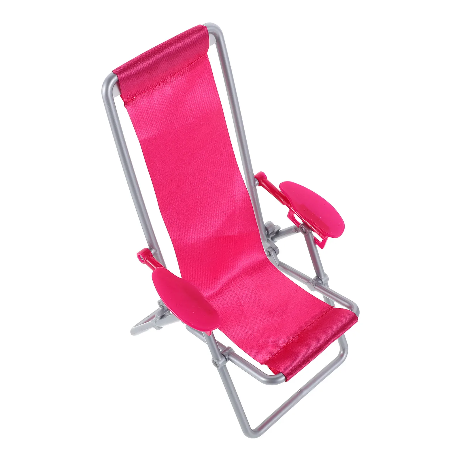 

Mini Beach Chair Ornaments Folding Chairs Kids Lightweight Dollhouse Accessories Garden Miniature
