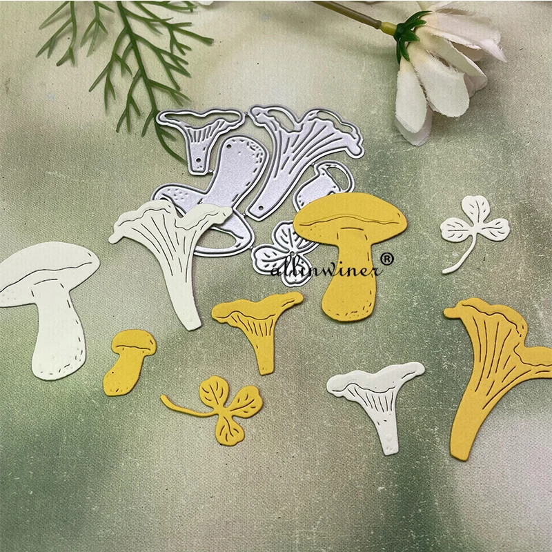 Mushroom leaf decoration Metal Cutting Dies Stencils For DIY Scrapbooking Decorative Embossing Handcraft Die Cutting Template