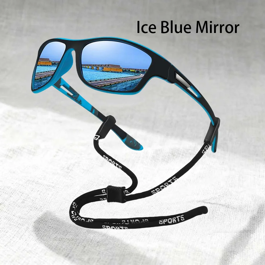 1-2 Stück Modische Muster-Sonnenbrille mit Kette Sport-Sonnenbrille für Männer und Frauen zum Fahren, Angeln, Radfahren, Bergsteigen Sport-Sonnenbrille für Herren – Detail 7