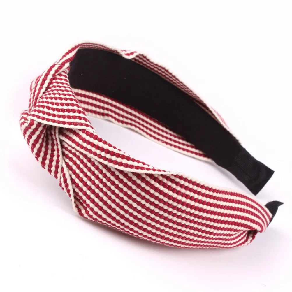 

3Pcs Colorful Cloth Knitted Hair Hoops Knotted Design for Women Girls Fashion Headbands Party Daily Wear Cloth Hair Hoop