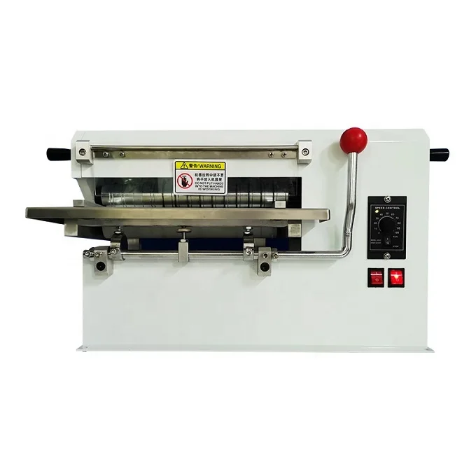 Mini Small Paper Leather Strip Strap Cutting Slitting Slitter Machine for Leather Bopp Tape Non-woven Foam Automatic