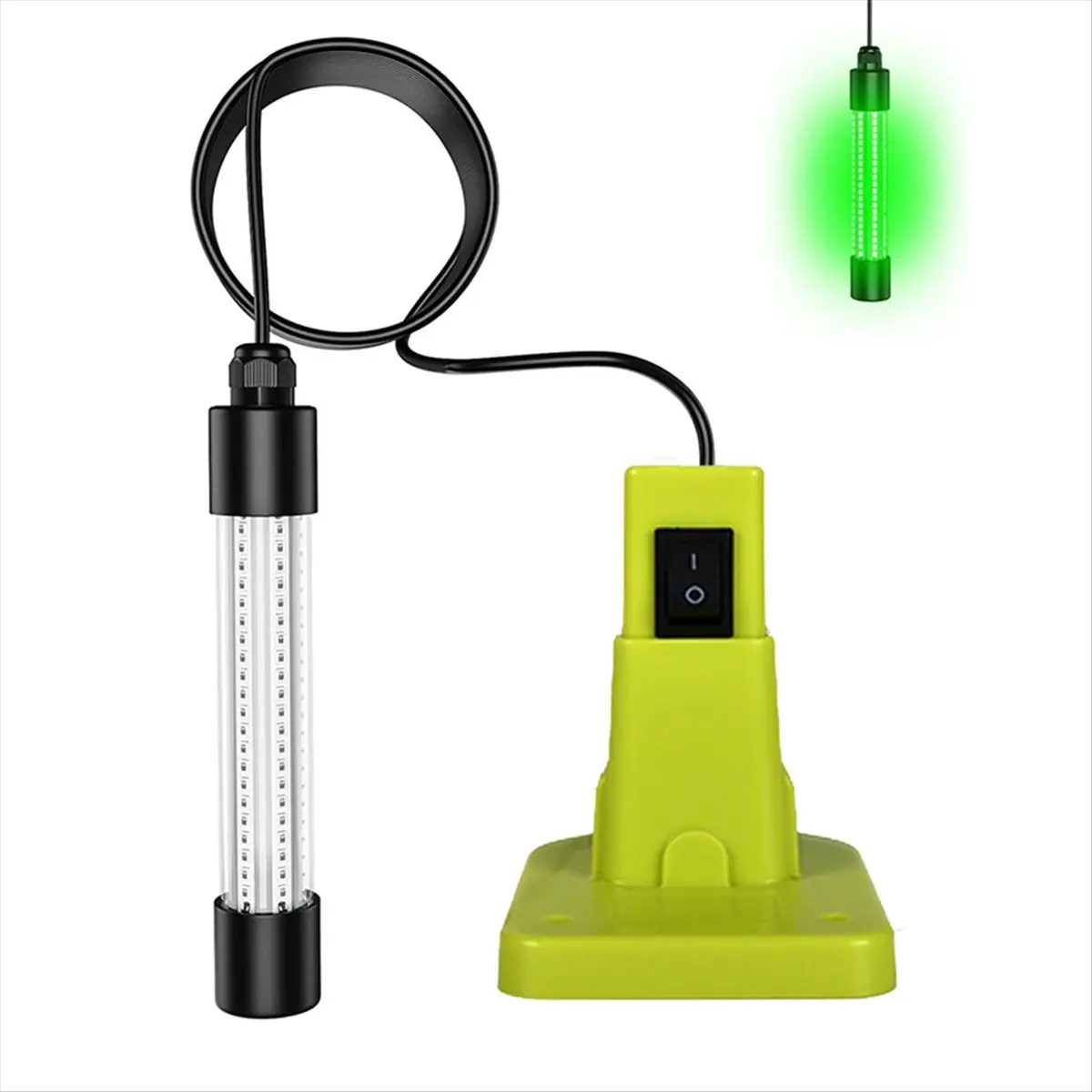 

Подводный светодиодный светильник для рыбалки для погружного IP68 18 В, водонепроницаемый светильник для приманки для ночной рыбалки [cilae-17R]