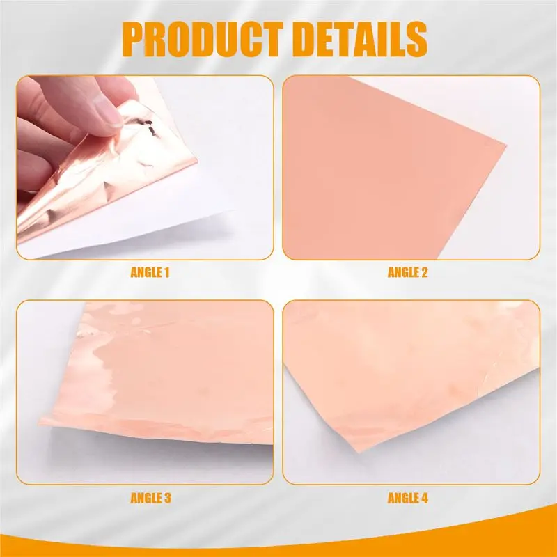 【GROOT VERKOOP】 Multifunctionele 22,5 x 30 cm zelfklevende gitaarkoper afschermingsfolietape