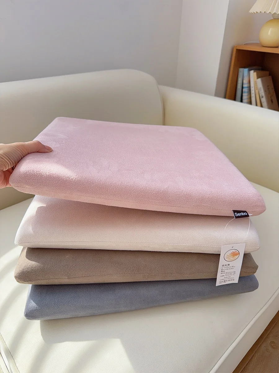 

Thick Memory Foam Cushion Office Chair Pad Sofa Chair Pad Tatami Floor Pad Winter Warm Ergonomic Back Support