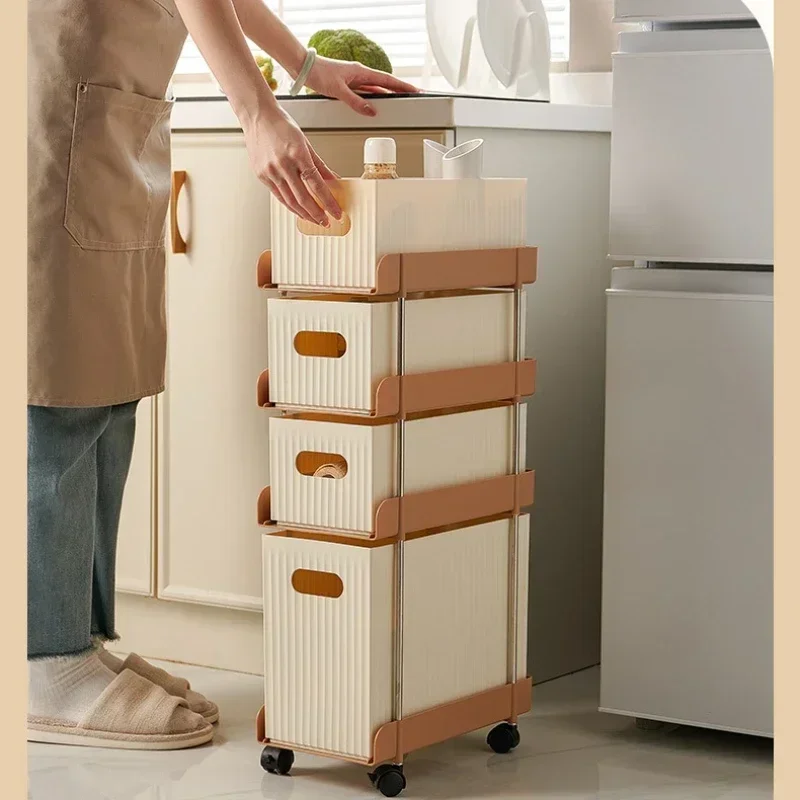 خزانة تخزين متشققة، عربة فجوة متنقلة بجانب السرير من نوع الدرج، حقيبة مدرسية منزلية متعددة الوظائف، رف تخزين الكتب