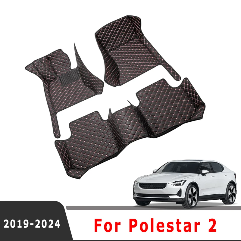 Carpets For Polestar 2 2024 2023 2022 2021 2020 2019 Car Floor Mats Auto Parts Foot Pads Accessories Interior Product Automobile