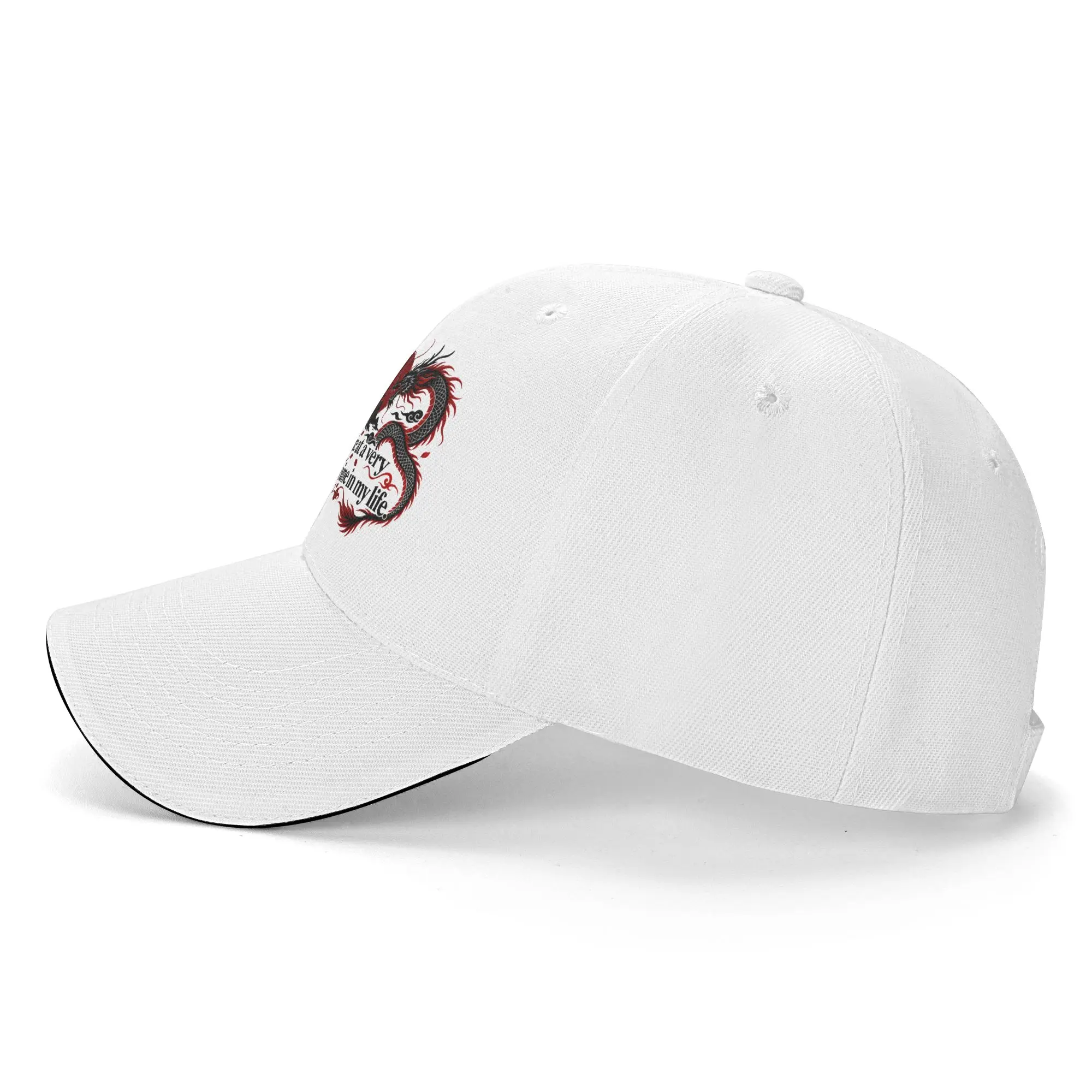 You Met Me At A Very Chinese Time In My Life Sun Baseball Cap Spring Men Women Hats Hot Sale Trendy Tennis Skate Baseball Caps