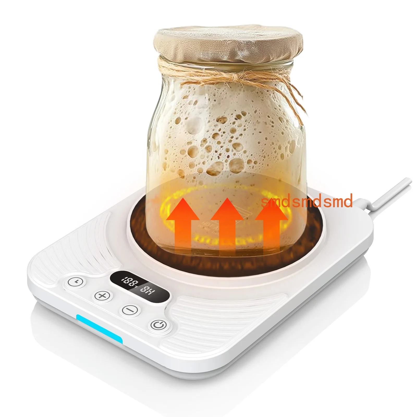 Sourdough Fermentation Heating Cup Pad, Flour Fermentation Heater, Precise Constant Temperature Control