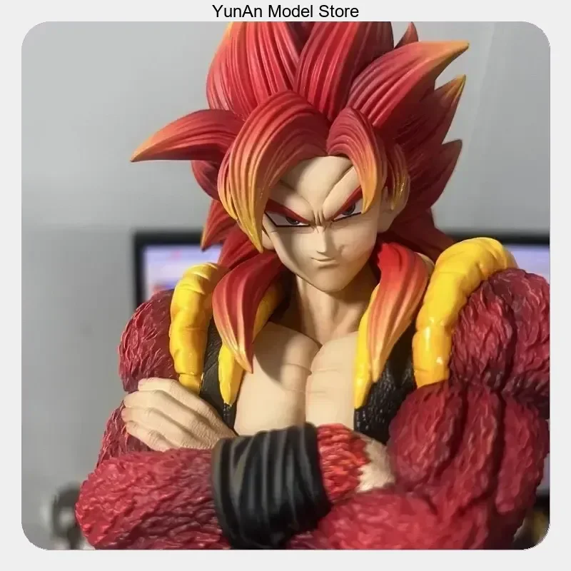 

Anime Figure Statue Model Desktop Decoration 33cm Dragon Ball Gogeta Super Saiyan 4 Standing Pose