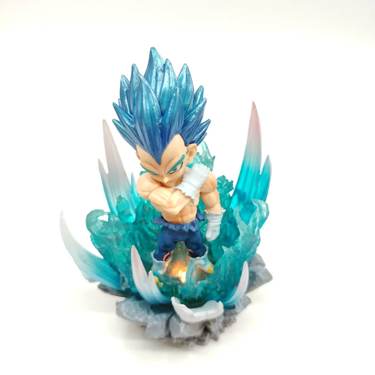 

Dragon Ball Z Majin Vegeta Figure With Light Anime DBZ Super Saiyan GK Action Collection PVC Model Dolls Toys Birthday Kids Gift