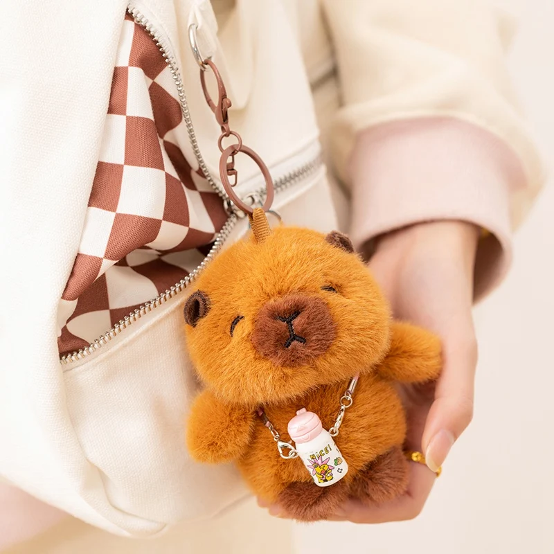 12 cm pluche hanger metgezel pop capibara olifant luiaard pinguïn knuffeldier knuffel knuffel kindercadeau